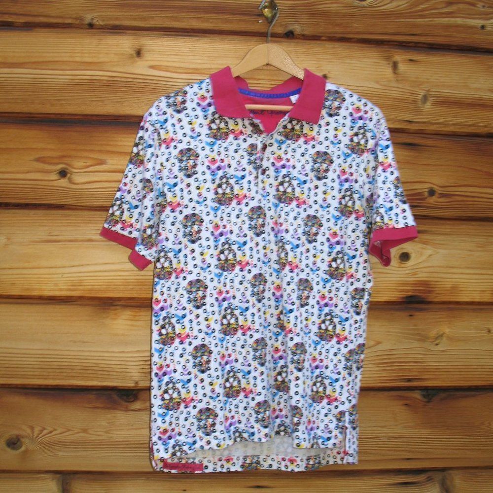 Robert Graham Skull Polo Shirt